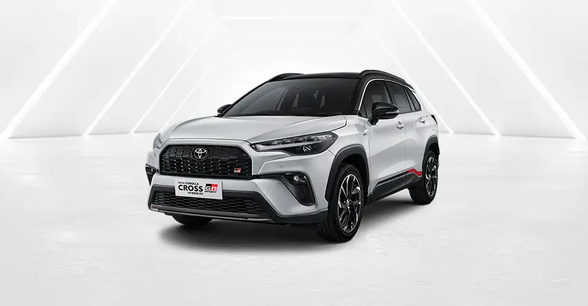 front Corolla Cross Hybrid EV GR Sport